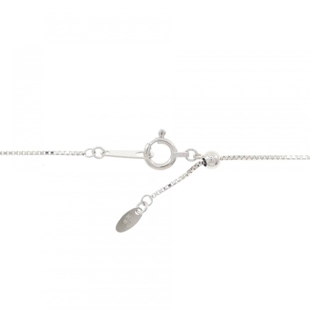 K18WG サファイヤ ネックレス 0.288CT