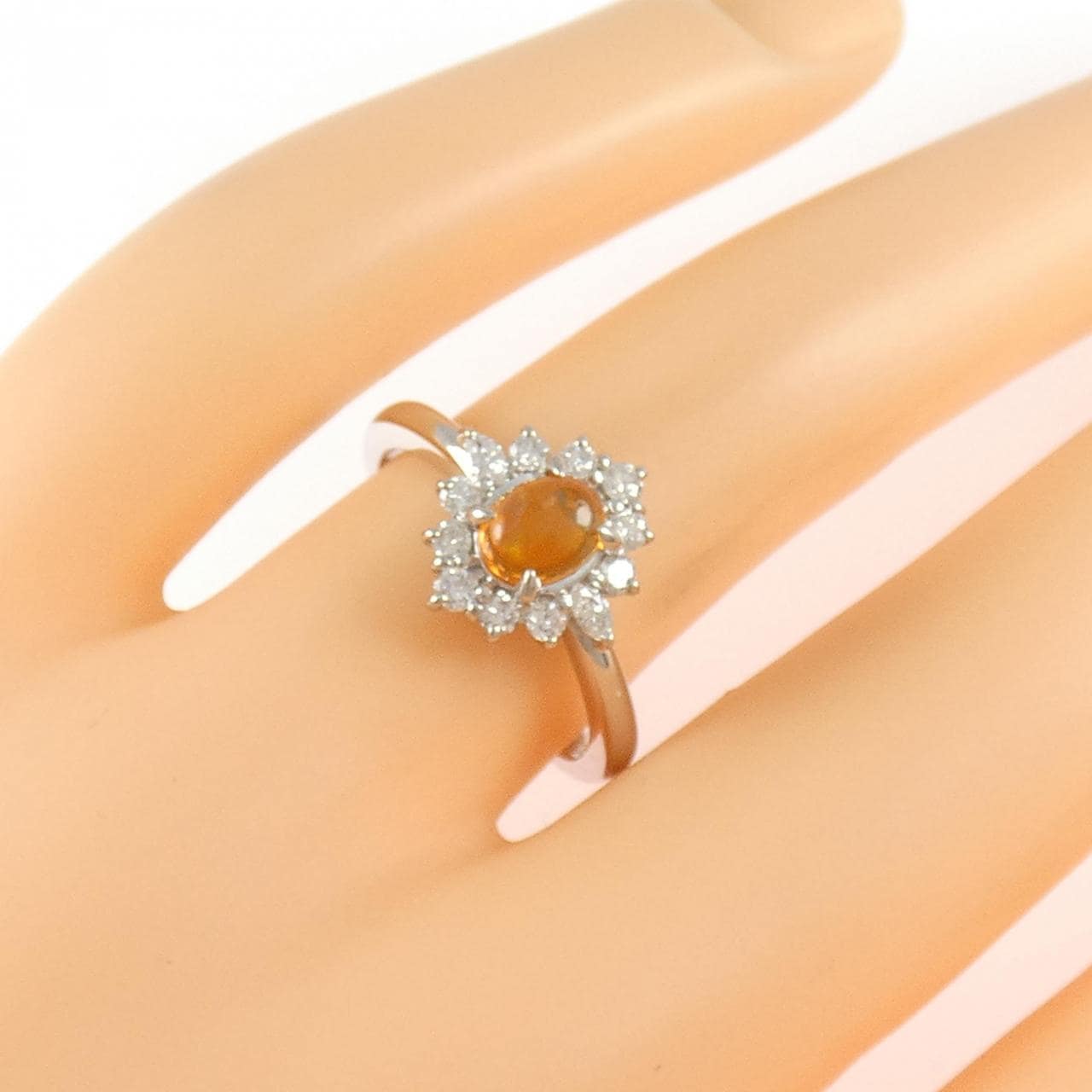PT900 オパール リング 0.37CT