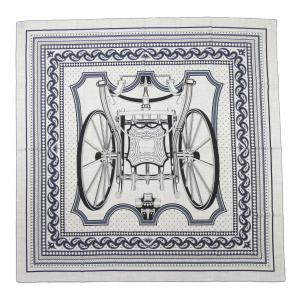 エルメス HERMES LES ROUES DE PHAETON BANDANA H244170S カレジェアン140 ショール