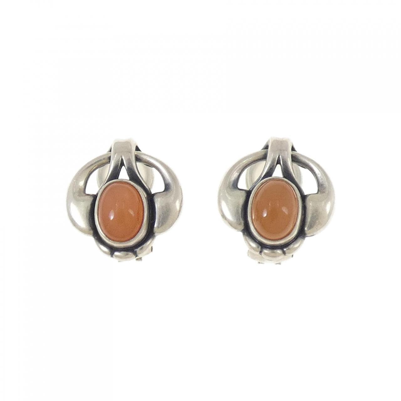 ジョージ ジェンセン ムーンストーン イヤリング