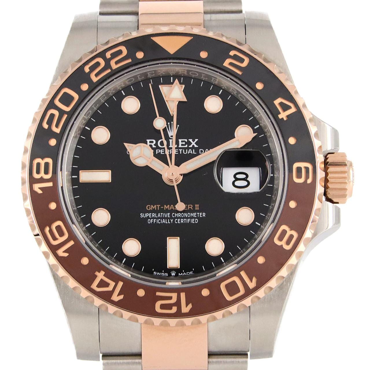 ロレックス GMTマスターⅡ 126711CHNR SSxPG 自動巻 ランダム番