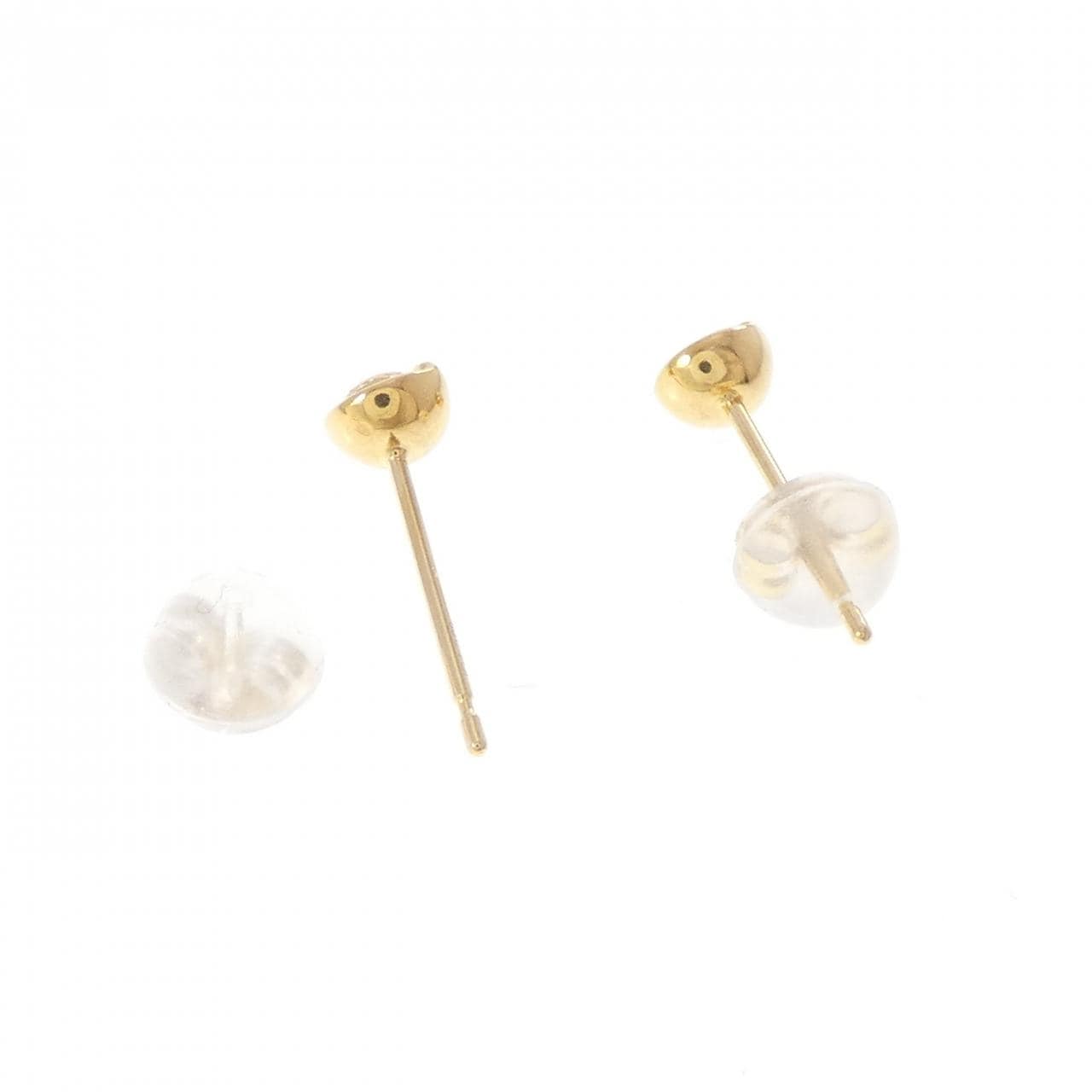 K24YG/K18YG ダイヤモンド ピアス 0.16CT