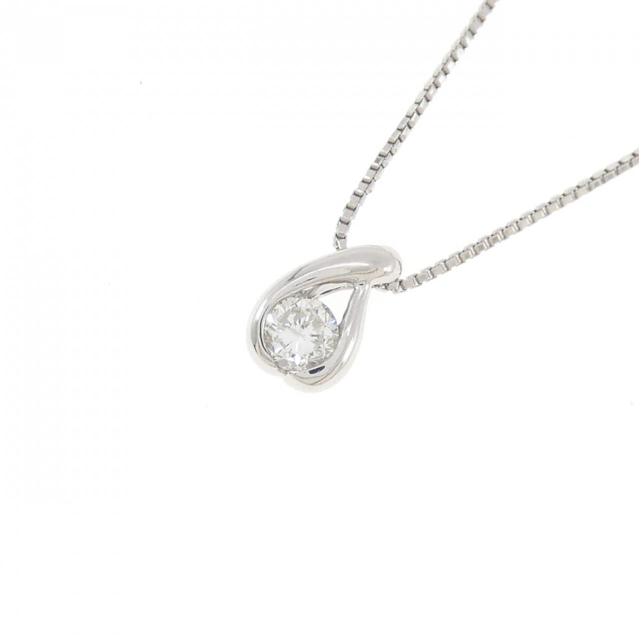 PT900/PT850 ダイヤモンド ネックレス 0.225CT