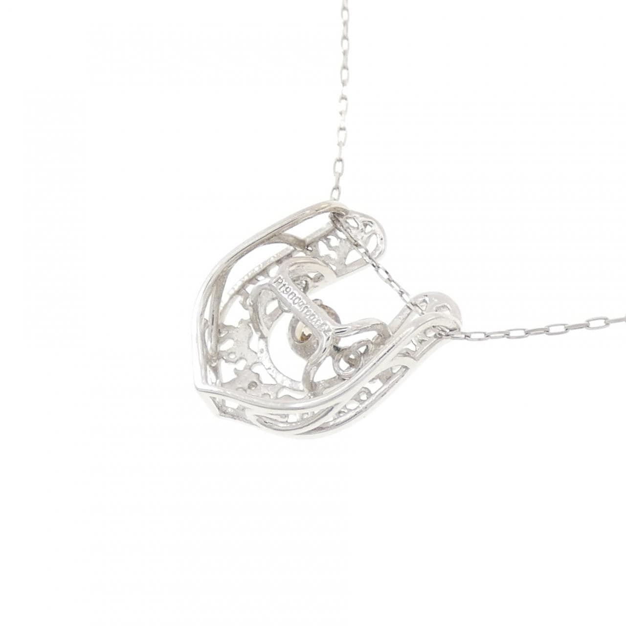 PT900 ダイヤモンド ネックレス 0.10CT