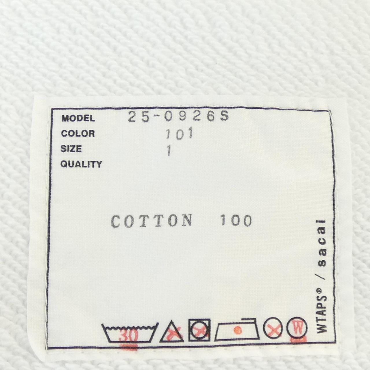 サカイ SACAI WATAPS 25-0926S スウェット