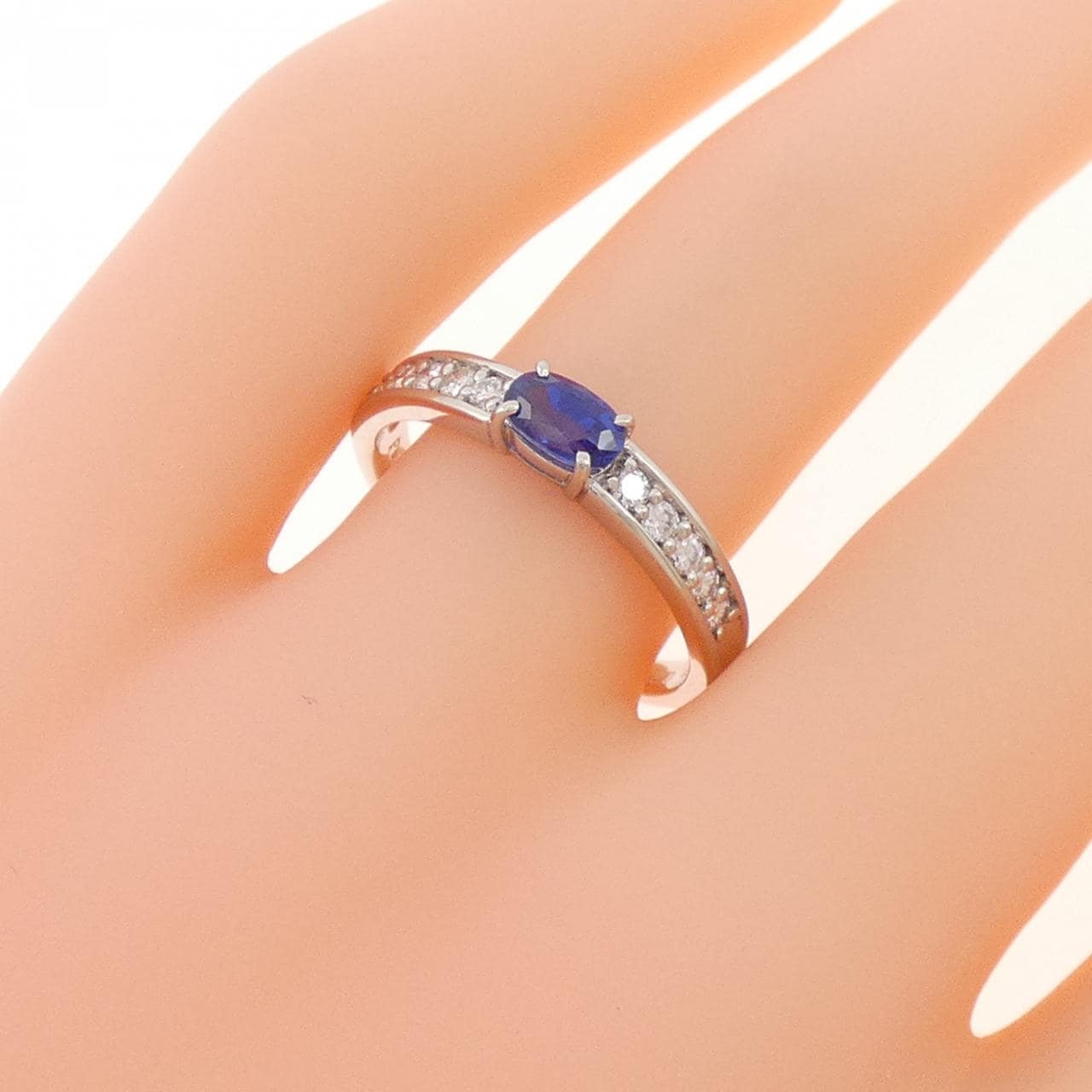 PT900 サファイヤ リング 0.50CT