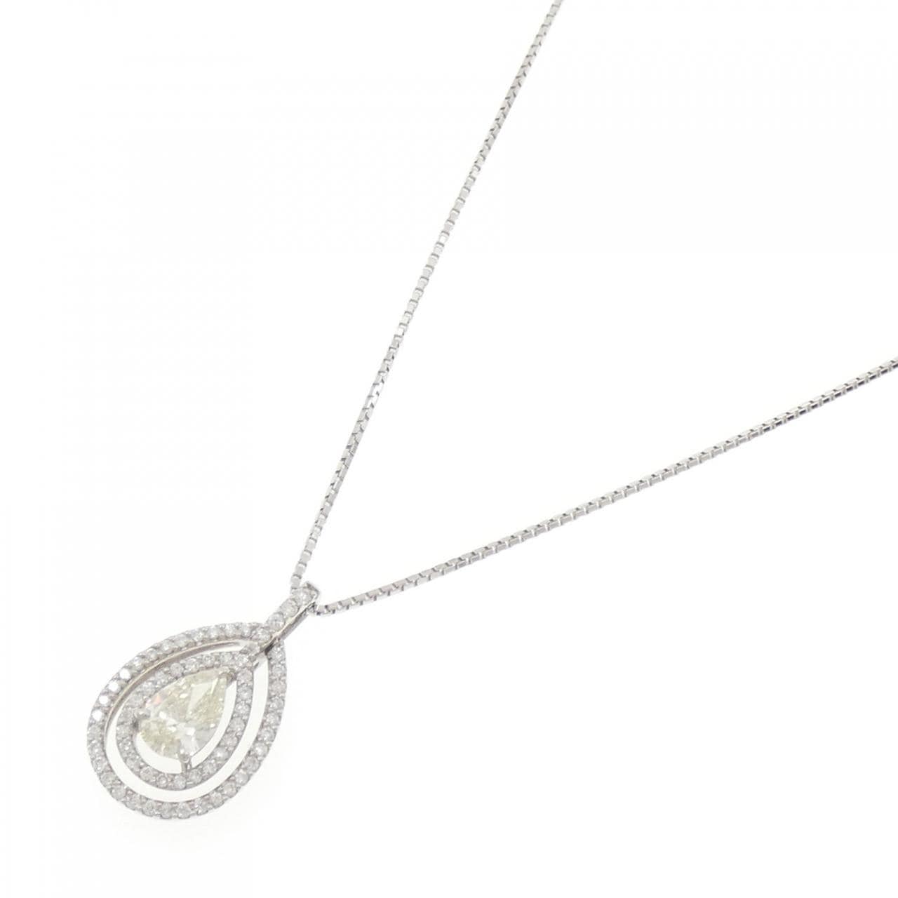PT900/PT850 ダイヤモンド ネックレス 1.008CT