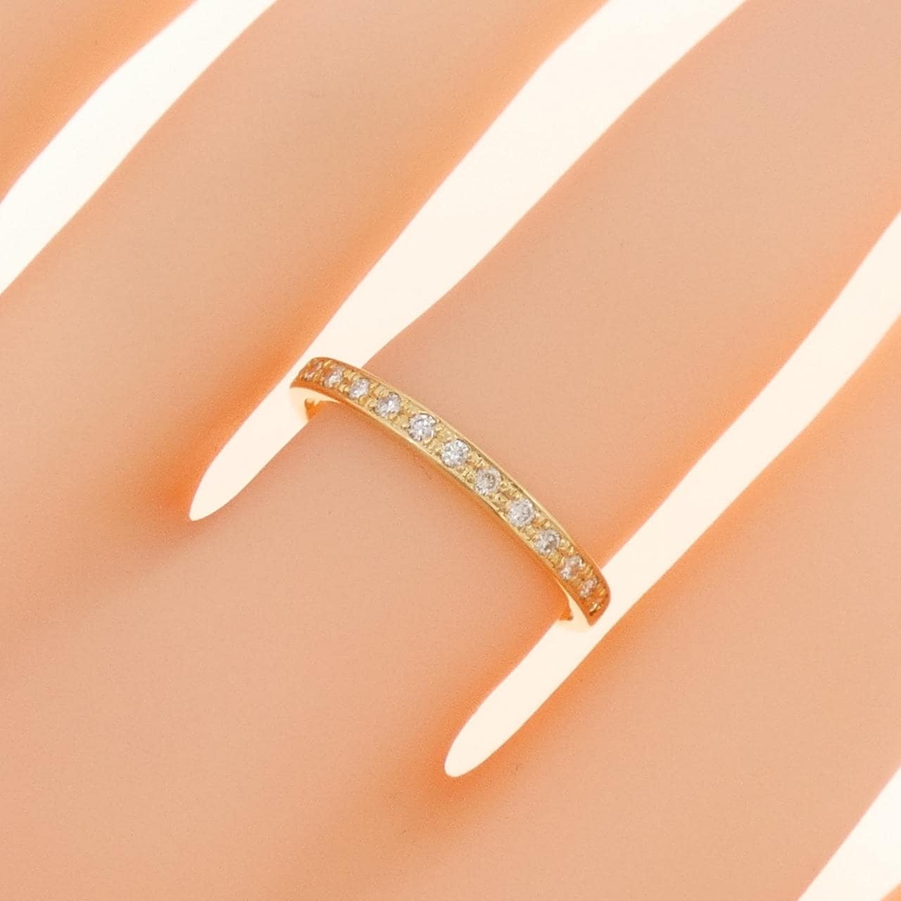 K18YG ダイヤモンド リング 0.13CT