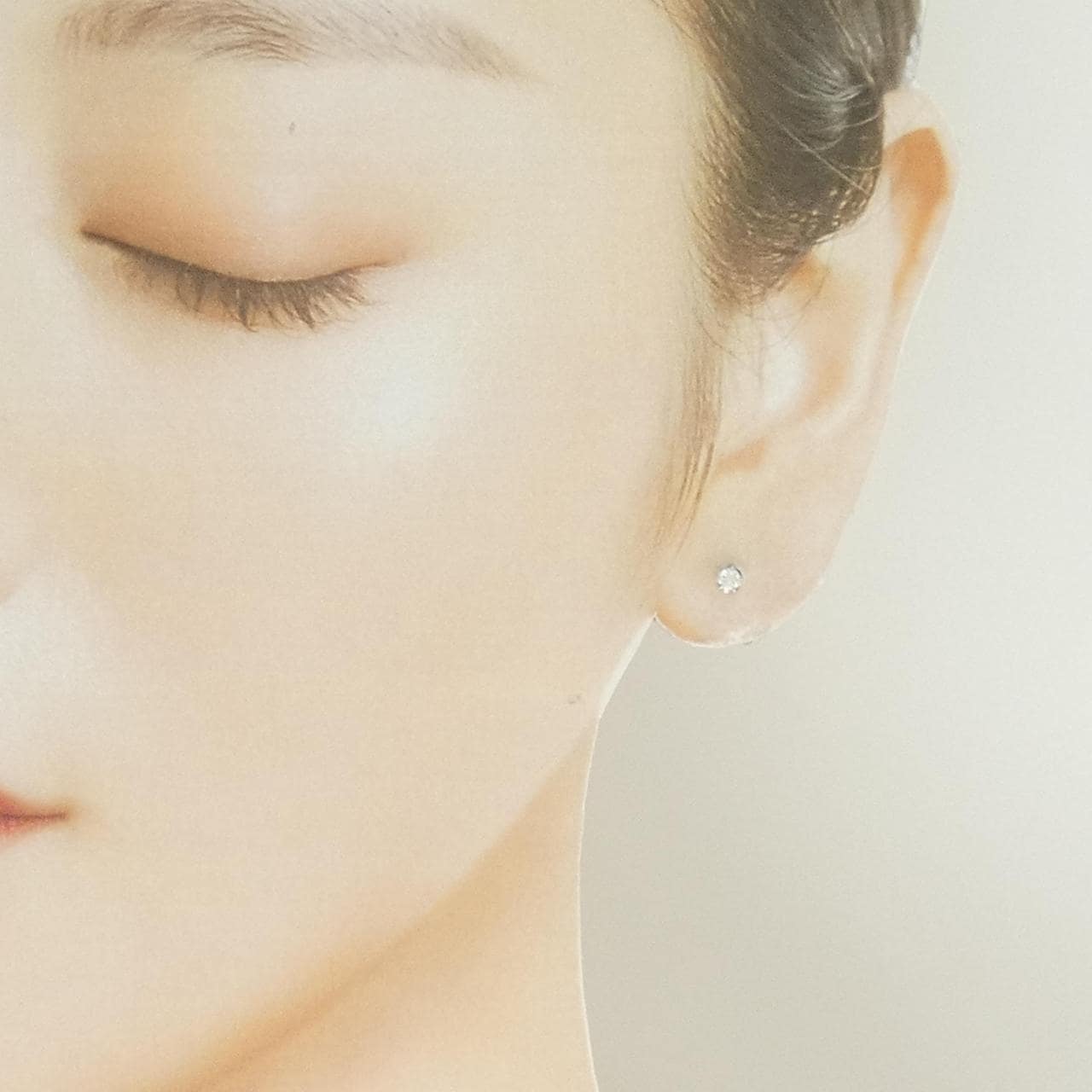 PT/PT900 ダイヤモンド ピアス 0.14CT