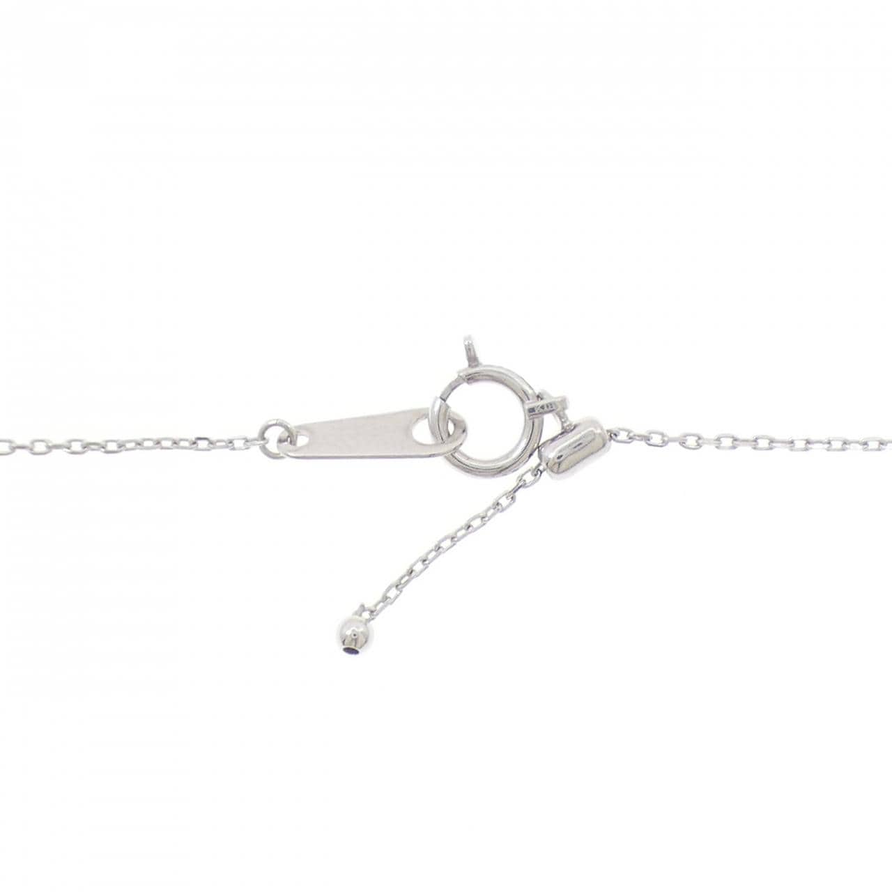 PT950/K18WG ダイヤモンド ネックレス