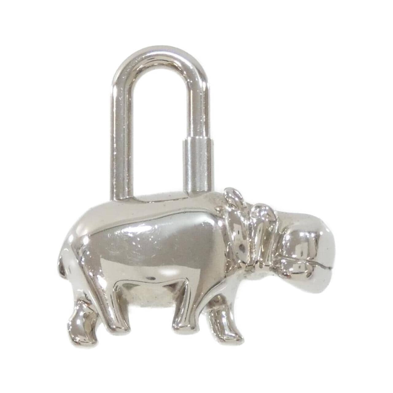【ヴィンテージ】エルメス HIPPO カデナ 044488CK キーホルダー