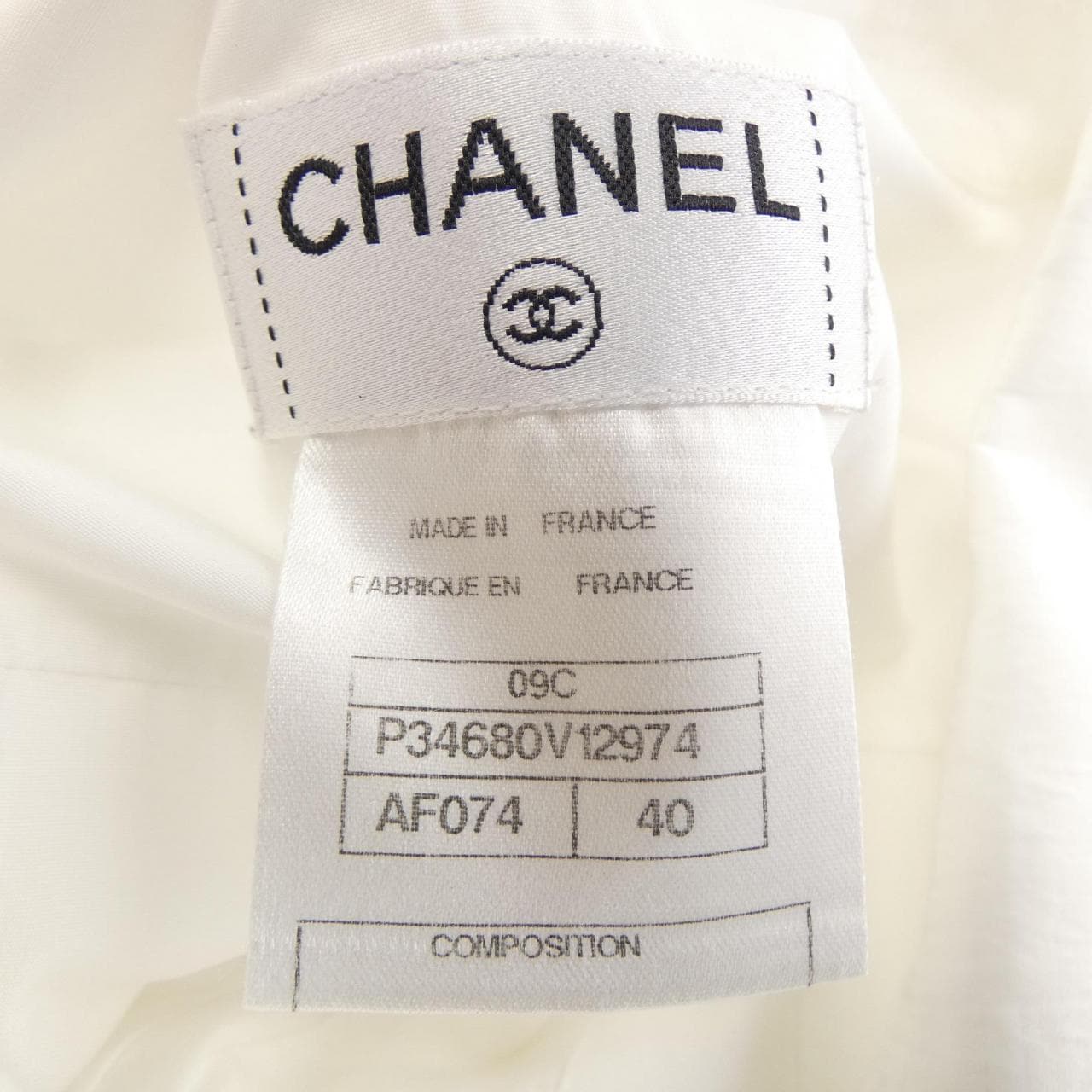 シャネル CHANEL P34680V12974 09C シャツ