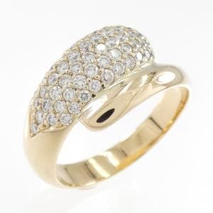 K18YG ダイヤモンド リング 0.72CT