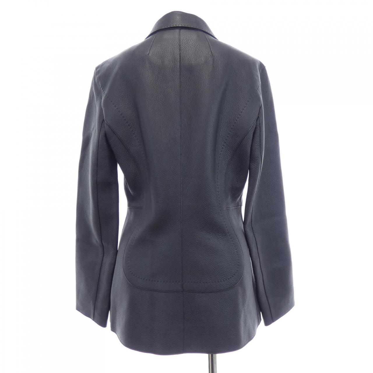 エルメス HERMES クルードセル *16-7002. レザージャケット