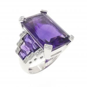 ポンテヴェキオ アメジスト リング 13.05CT