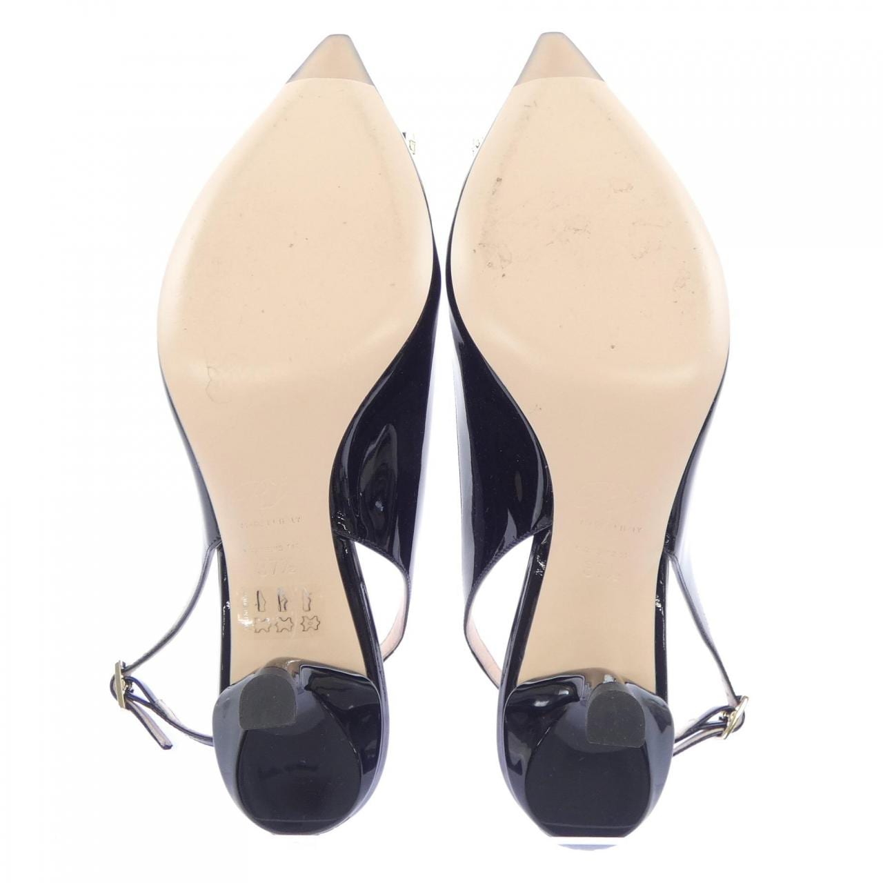 ロジェヴィヴィエ ROGER VIVIER ヴィルギュル ストラス バックル サンダル