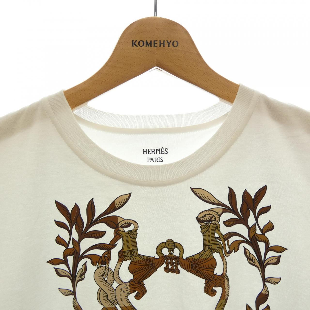 エルメス HERMES DELLA CAVALLERIA 4E4629DA カルトゥッシュ Tシャツ