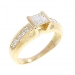 K18YG ダイヤモンド リング 0.56CT