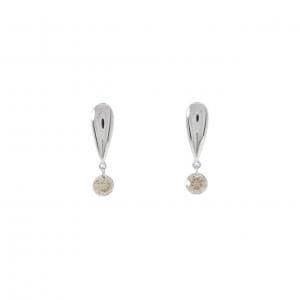 K18WG ダイヤモンド ピアス 0.30CT