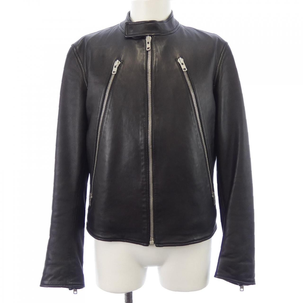 メゾンマルジェラ Maison Margiela ハの字 S50AM0489 レザーライダースジャケット