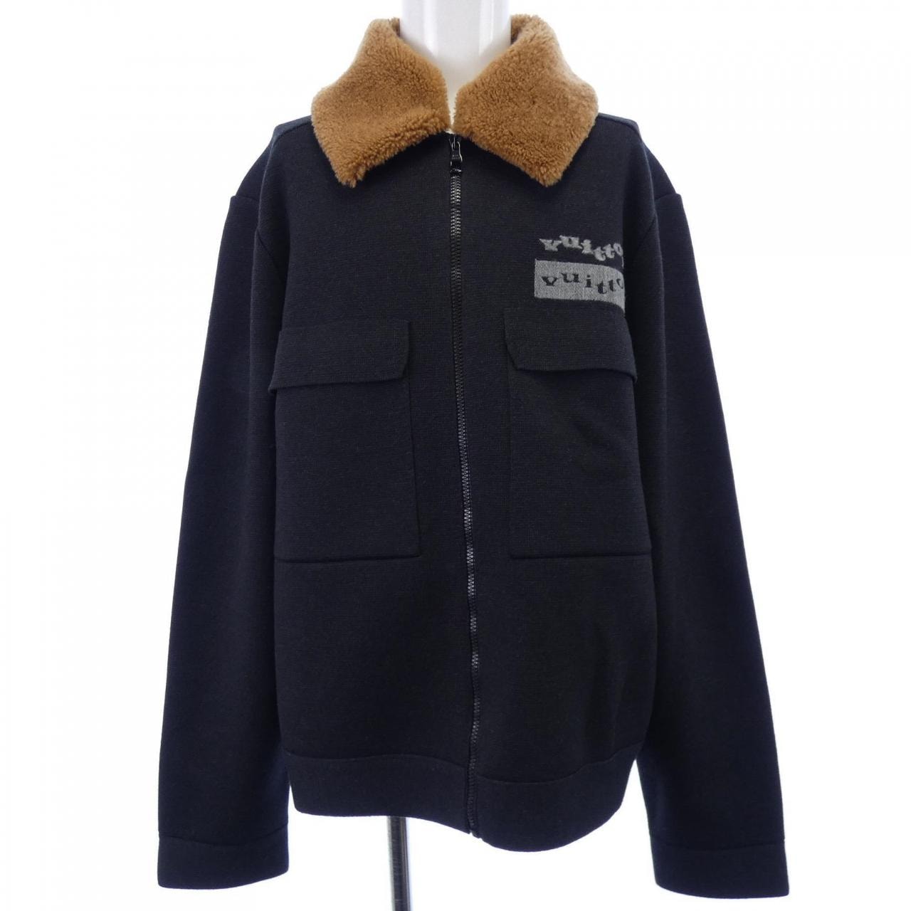 ルイヴィトン LOUIS VUITTON ニットブルゾンウィズシアリングカラー HON33WZLL ブルゾン