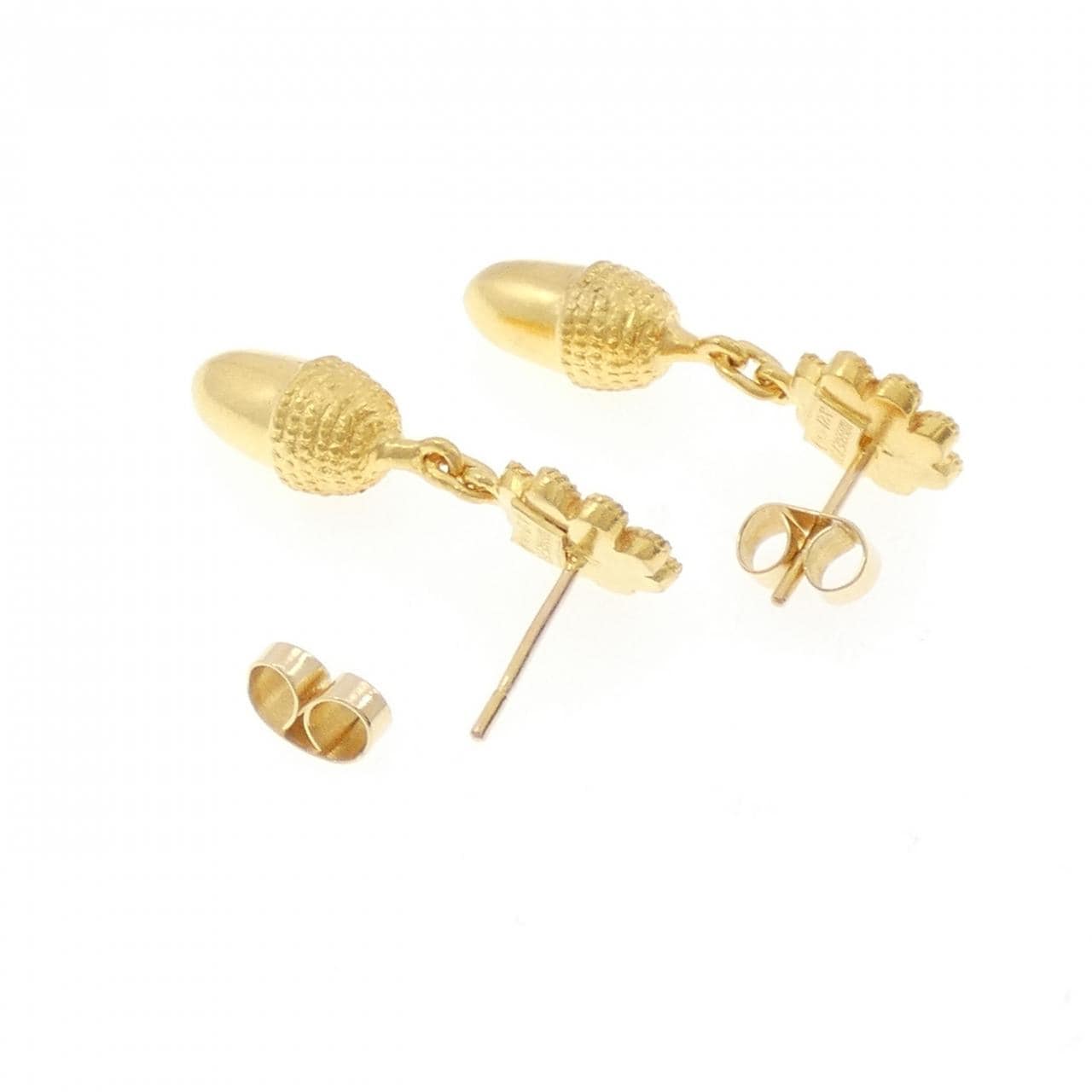 イリアス･ララウニス 750YG フラワー ピアス