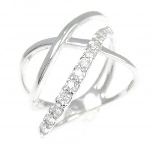 K18WG ダイヤモンド リング 0.25CT
