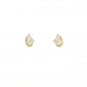 K18YG ダイヤモンド ピアス 0.2CT