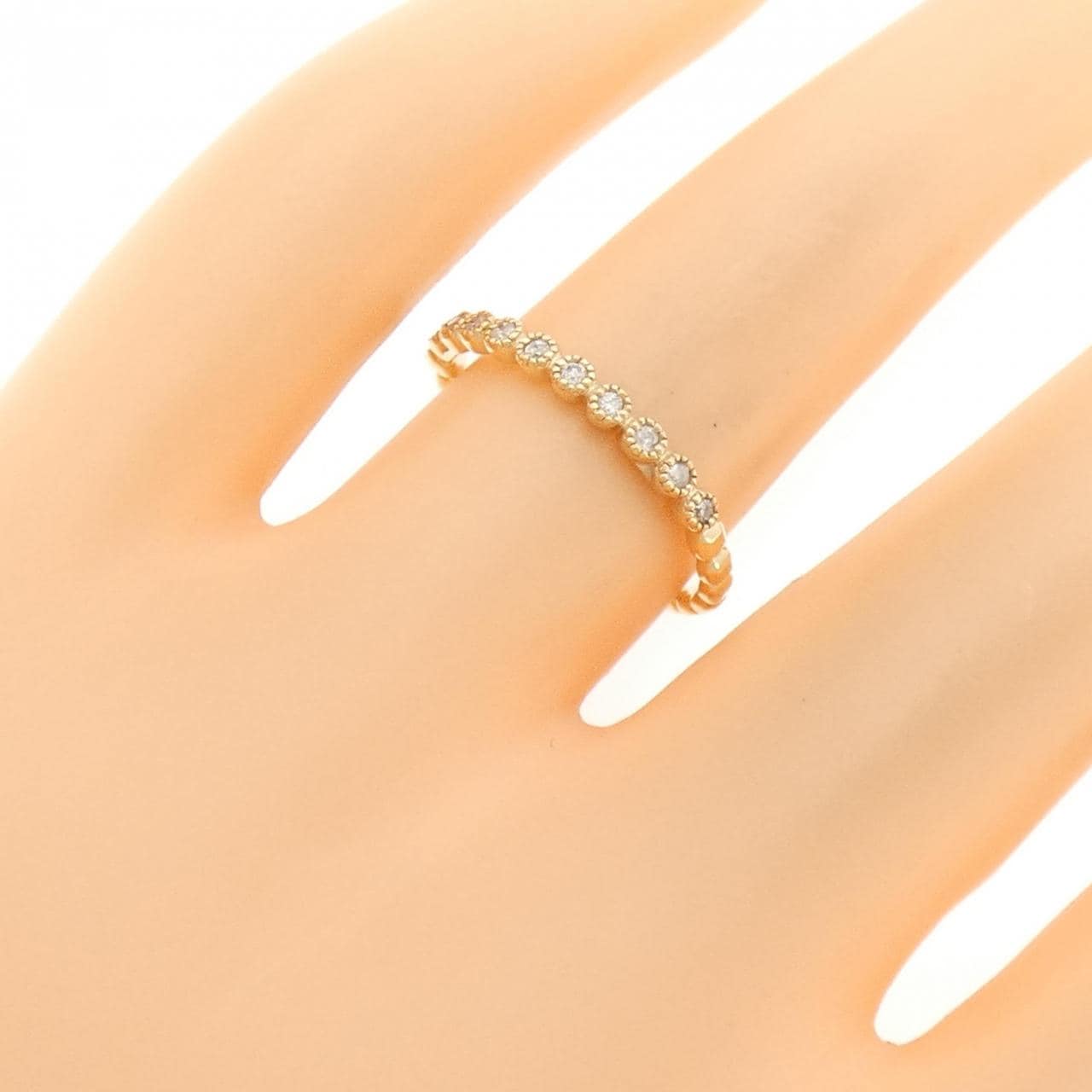 アガット ダイヤモンド リング 0.09CT