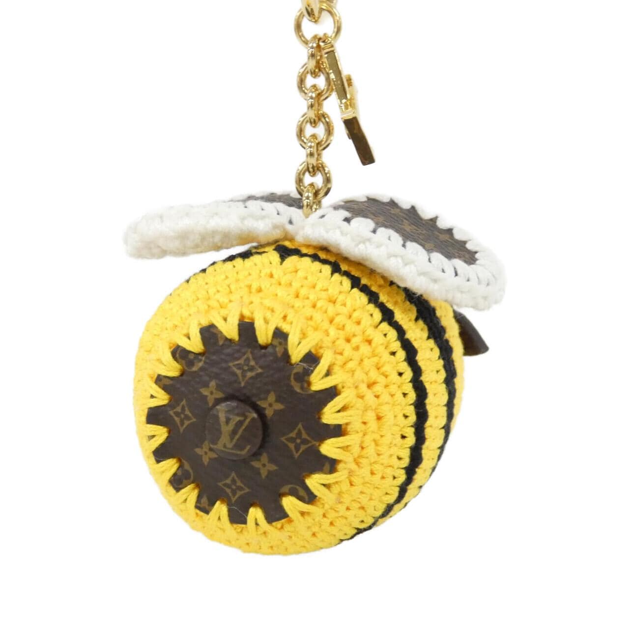 ルイヴィトン ビー LV クロシェ M02585 キーリング