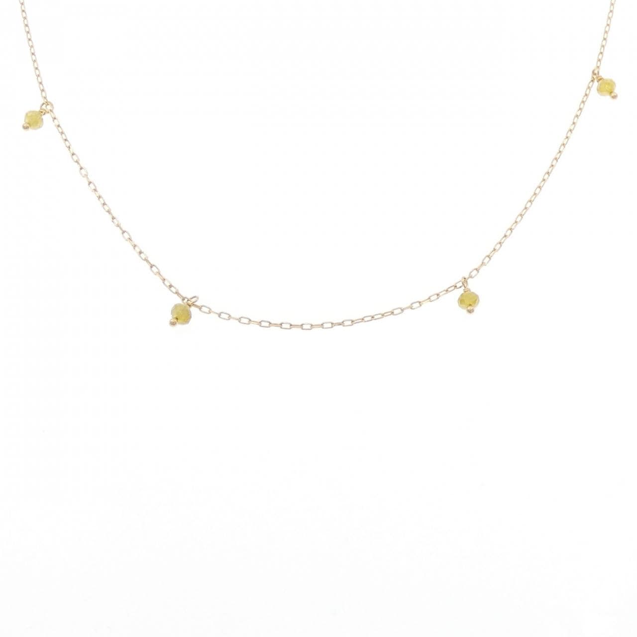 K18YG ダイヤモンド ネックレス