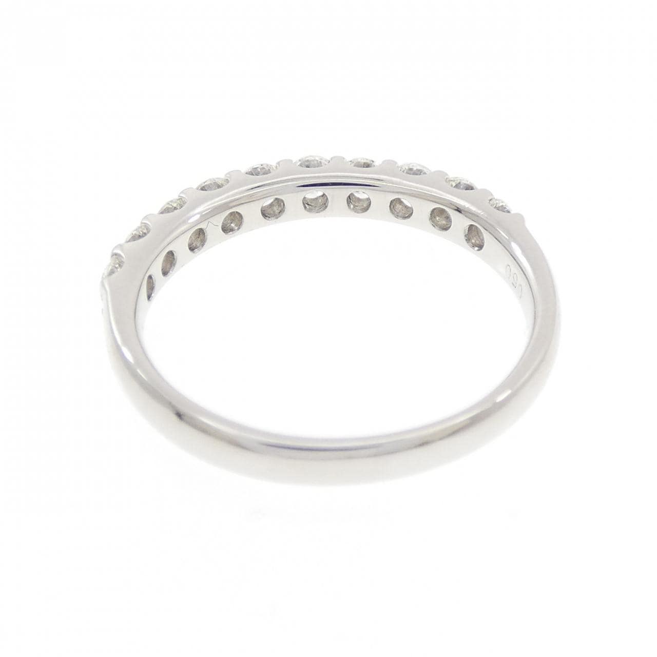 PT950 ハーフエタニティ ダイヤモンド リング 0.50CT