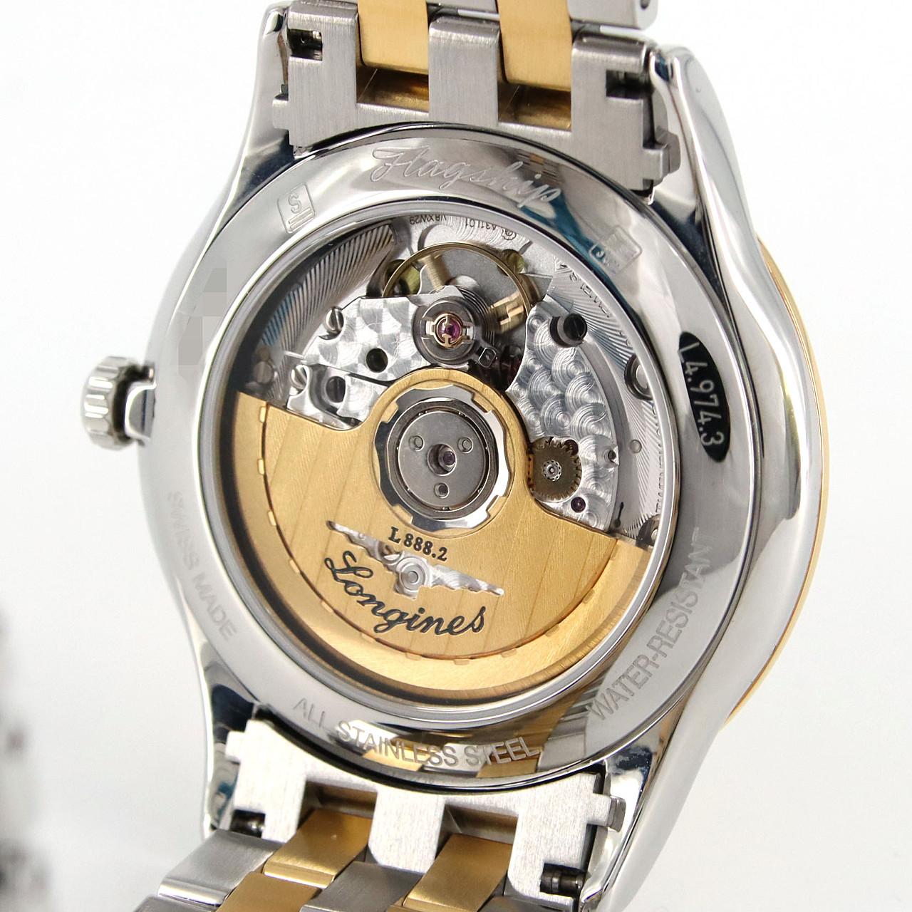 [新品] LONGINES旗艦 Combi L4.974.3.32.7 SSxGP自動上弦