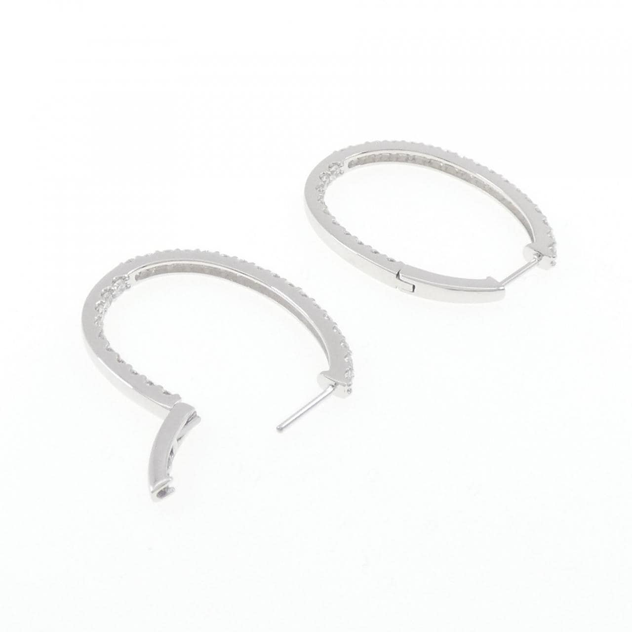 【新品】PT ダイヤモンド ピアス 1.602CT