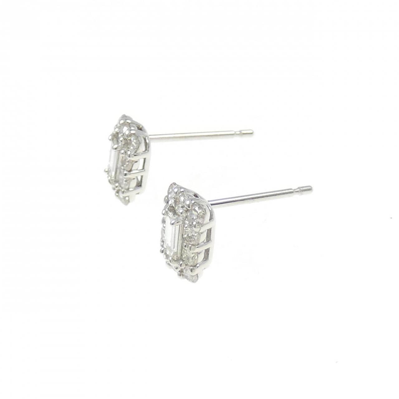 [BRAND NEW] PT900 Diamond earrings 0.44CT
