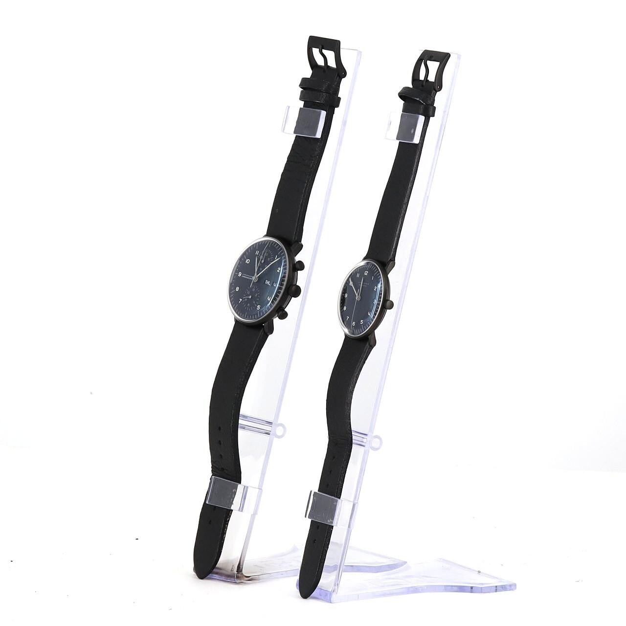 ユンハンス マックスビルクライネオートマティック･クロノスコープ PVD 2020LTD 027/4016.02 027/4017.03 SS 自動巻
