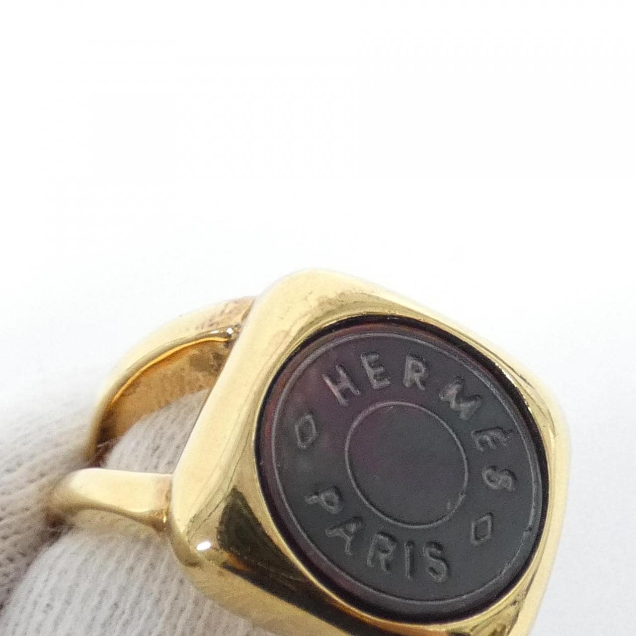 【ヴィンテージ】エルメス クル ド セル 760240B リング