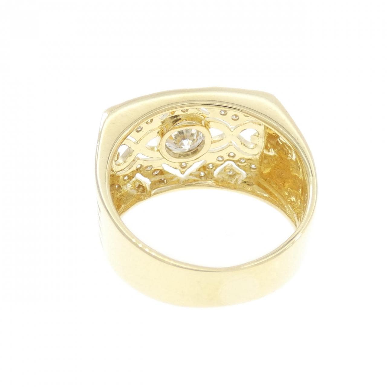 K18YG ダイヤモンド リング 0.402CT