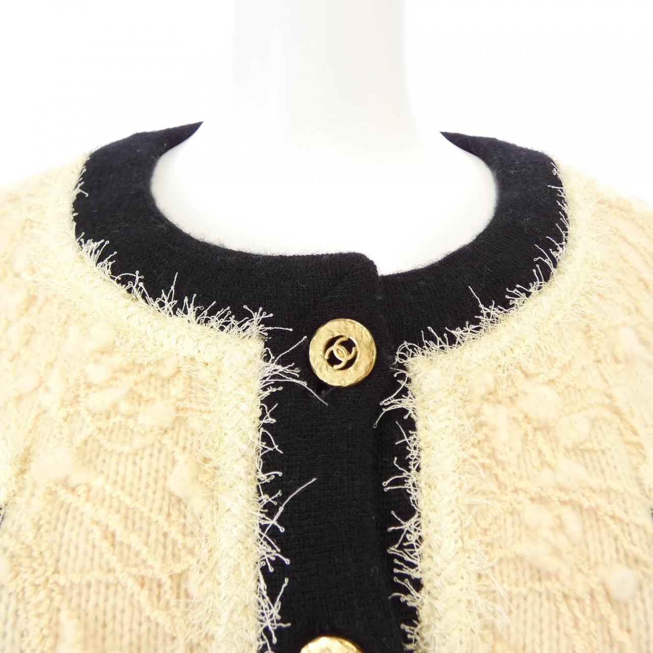 【ヴィンテージ】シャネル CHANEL P03456V03103 94A ノーカラージャケット