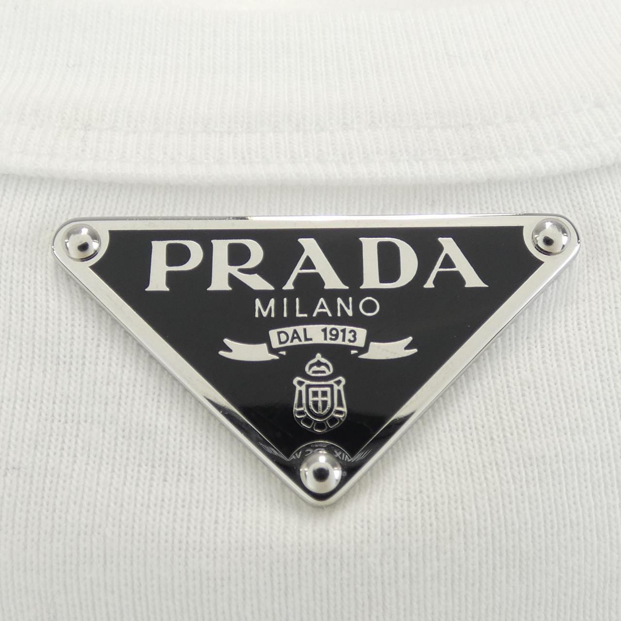 Prada Triangle Logo Rib Knit Jersey Tank Top 39546X S222 10Z0
