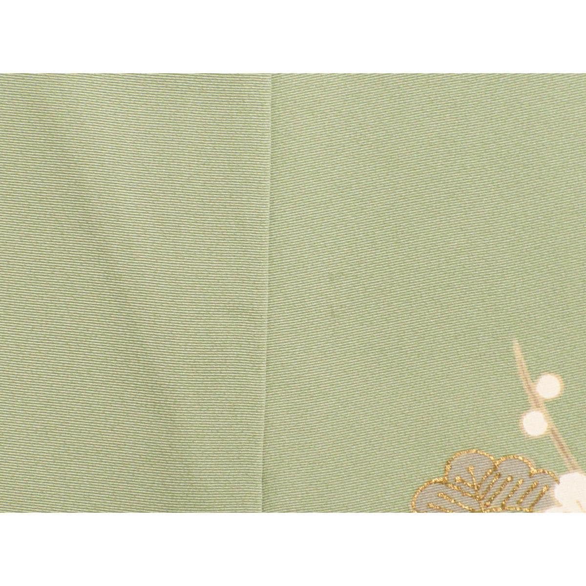 【未使用品】訪問着　友禅金彩加工　刺繍入り