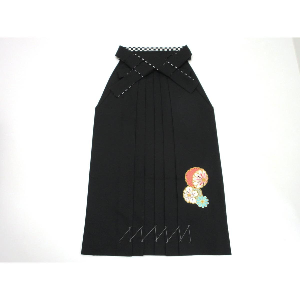 女袴　ＪＡＰＡＮ　ＳＴＹＬＥ　刺繍入り　紐下９５ｃｍ　Ｌサイズ
