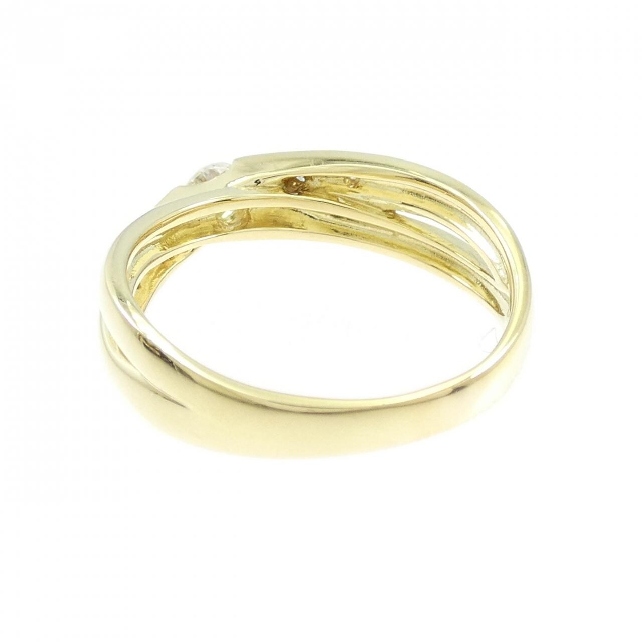 K18YG ダイヤモンド リング 0.22CT