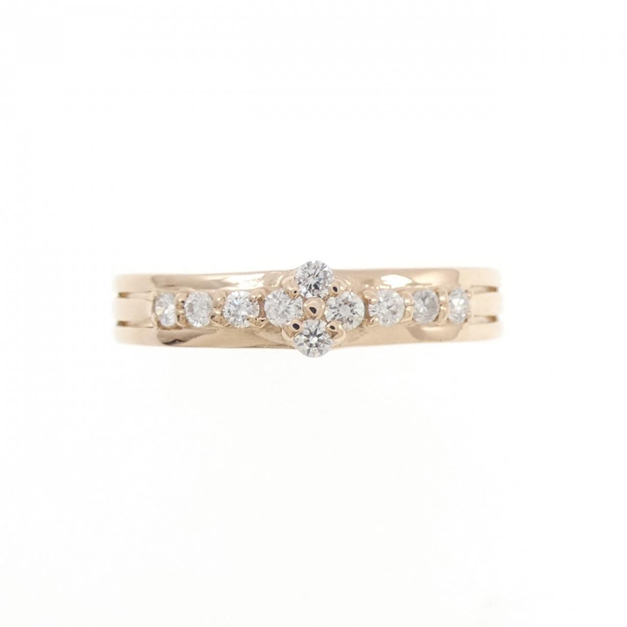 K18PG ダイヤモンド リング 0.15CT