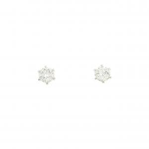 【リメイク】PT/ST ダイヤモンド ピアス 0.221CT 0.230CT F SI2 VG-Good