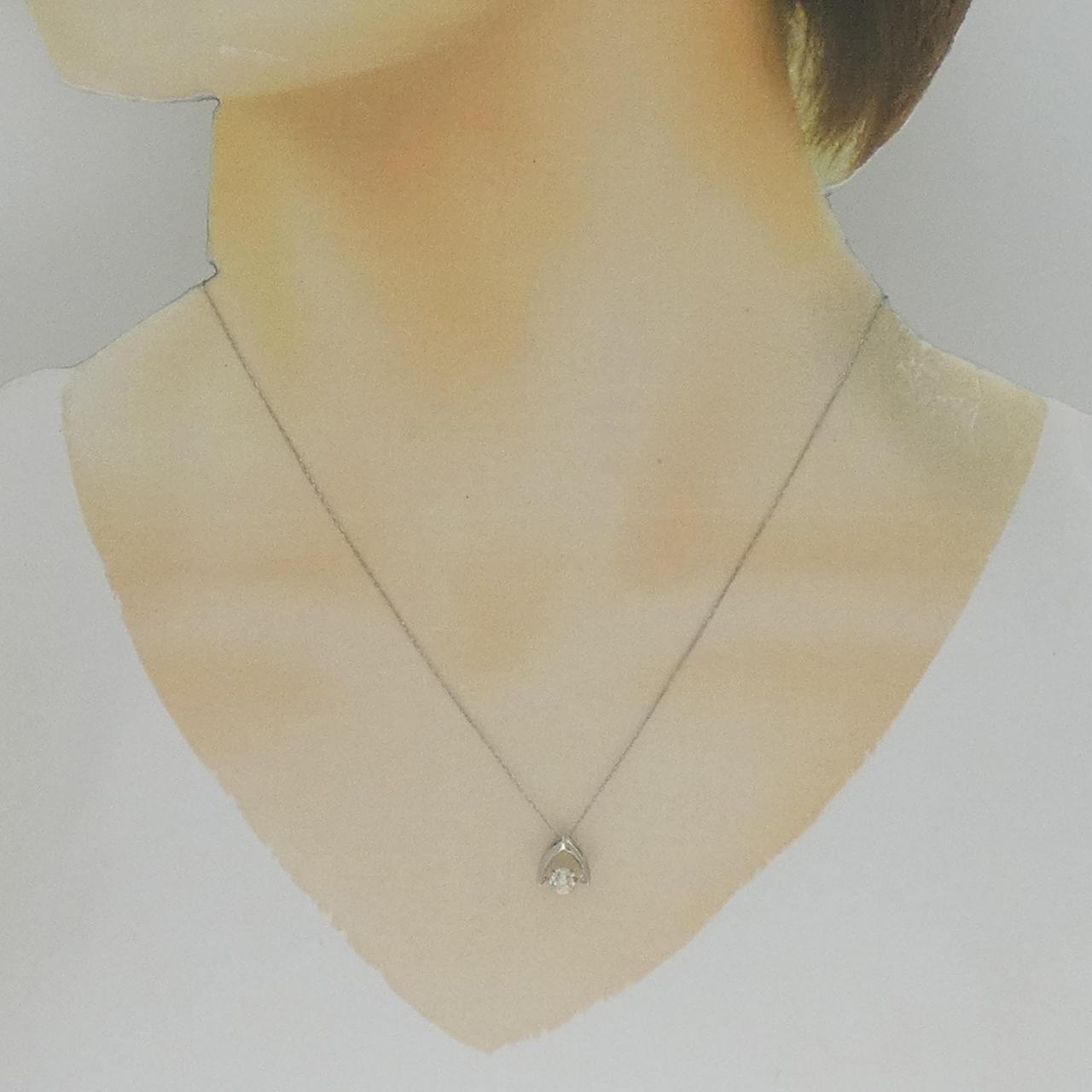 【新品】PT900 ダイヤモンド ネックレス 0.30CT