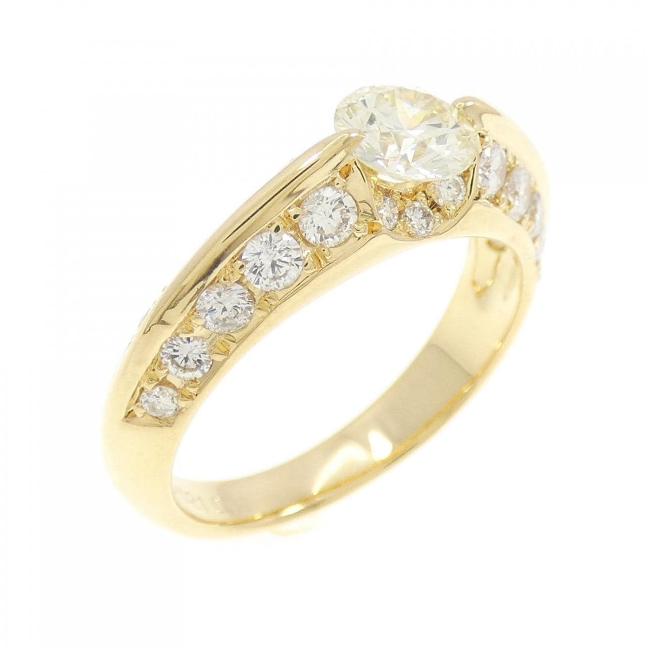 K18YG ダイヤモンド リング 0.521CT