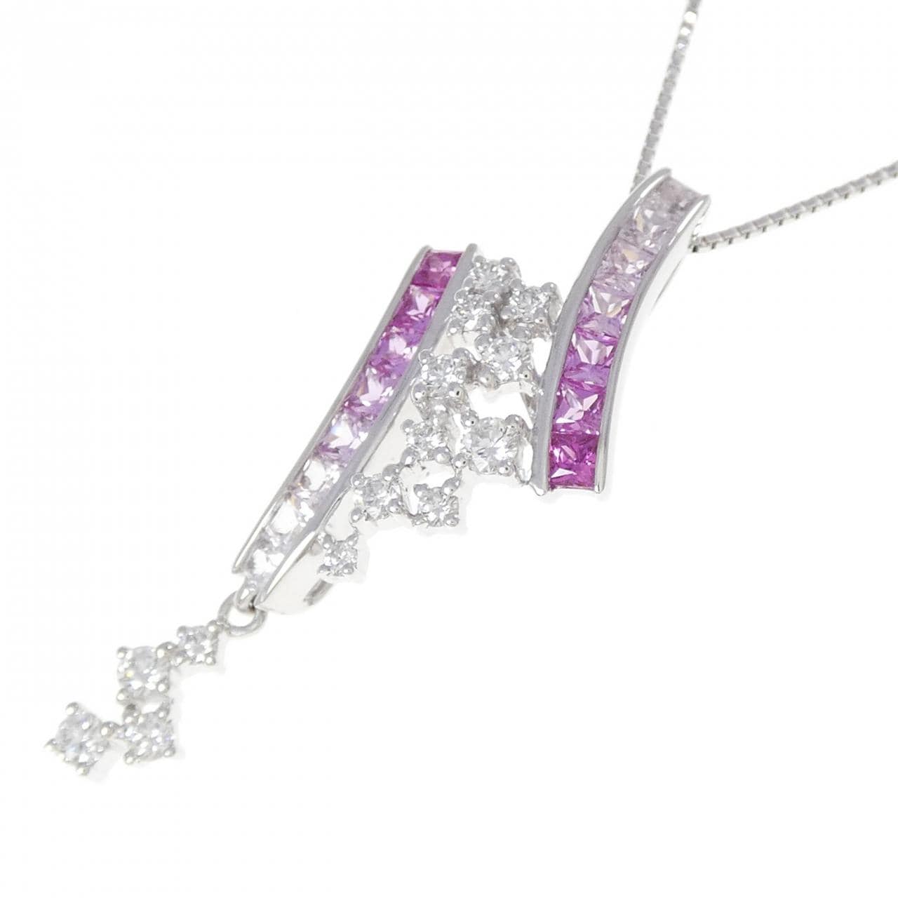 ジュネ サファイヤ ネックレス 1.13CT