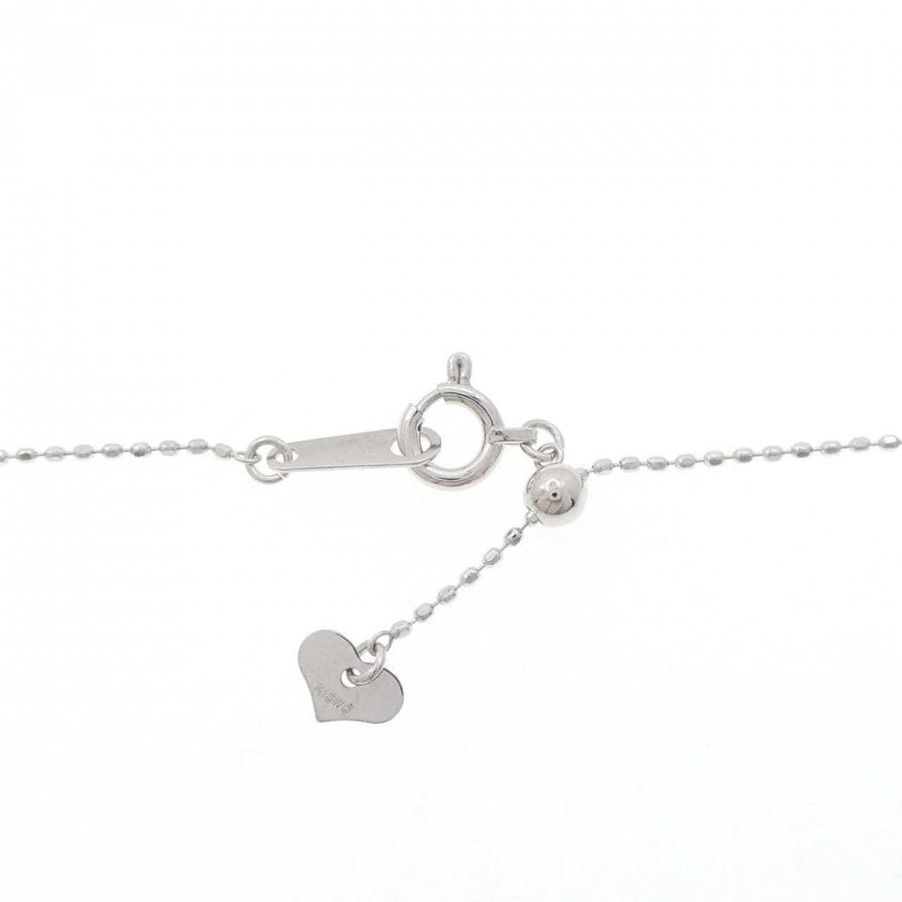 K18WG デマントイドガーネット ネックレス