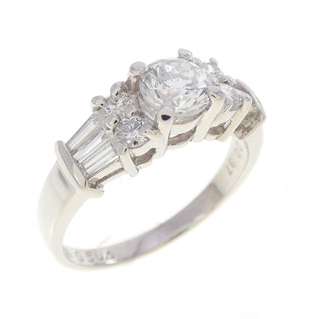 PT900 ダイヤモンド リング 0.504CT F SI1 Fair